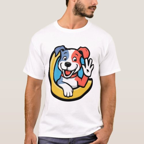 Dog Design Unisex T_Shirt