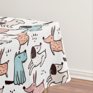 Dog Designer Tablecloth - Dog Birthday Party Gift