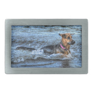 Dog Designs for Pet-lovers Rectangular Belt Buckle