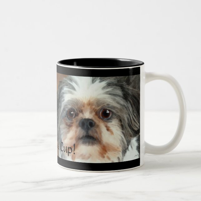 Dog Designs for Pet-lovers Two-Tone Coffee Mug (Right)
