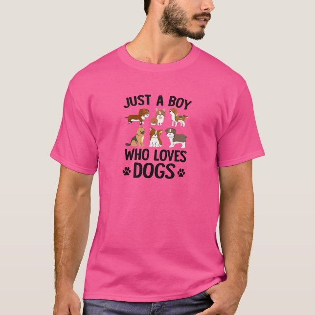 Dog Designs tshirt for man (Front)
