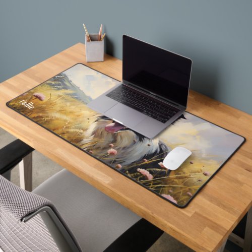 Dog Desk Mat _ For the Border Collie Lover