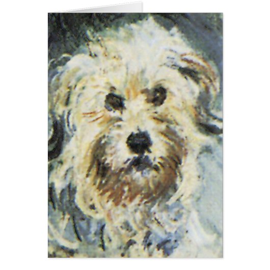 Dog Detail from Claude Monet Painting (Front)
