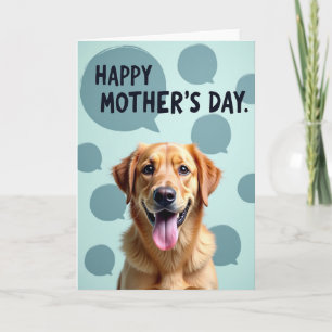 Dog Devotion Mothers Day Card