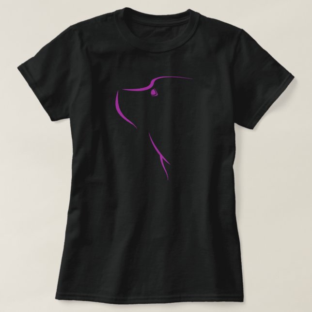 Dog Devotion T-Shirt (Female, Dark) (Design Front)