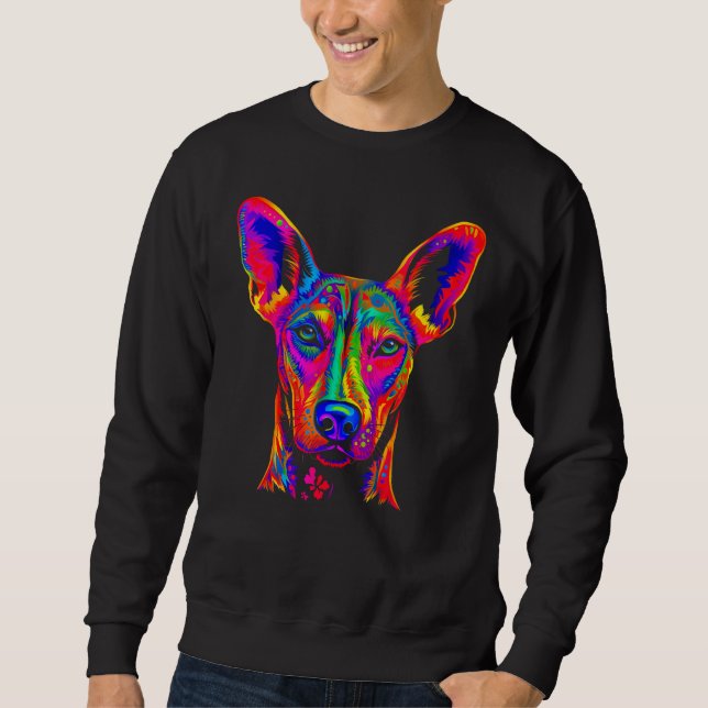 Dog Doberman Pinscher Pop Design Sweatshirt (Front)