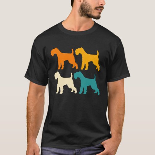 Dog  Dog Mom Dad Retro Soft Coated Wheaten Terrier T_Shirt