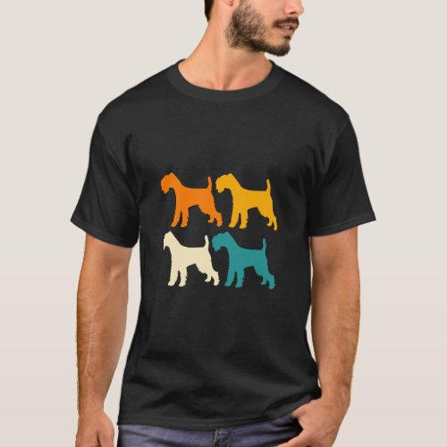 Dog  Dog Mom Dad Retro Soft Coated Wheaten Terrier T_Shirt