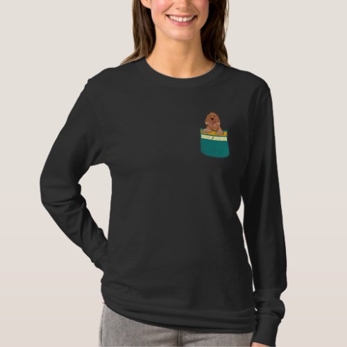 Dog  Dog Owner Pet Owner Cute Pocket Cocker Spanie T_Shirt