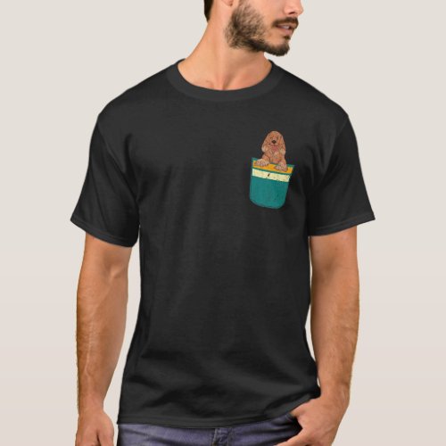 Dog  Dog Owner Pet Owner Cute Pocket Cocker Spanie T_Shirt