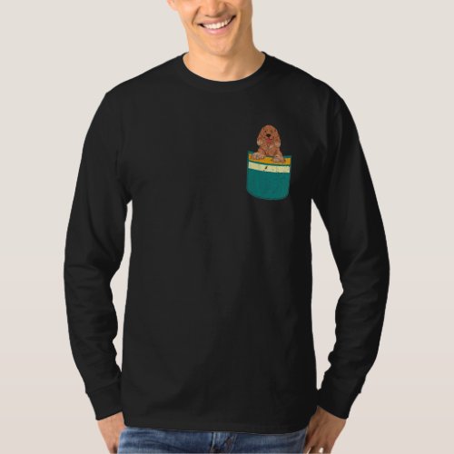 Dog  Dog Owner Pet Owner Cute Pocket Cocker Spanie T_Shirt