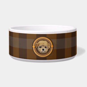 Dog Dog Toy Poodle (brown) Bowl