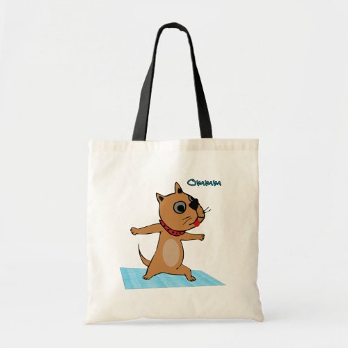 Dog Doing Yoga _ Unique Yoga Gifts for Her Tote Bag