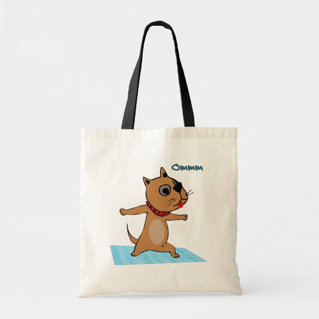 Dog Doing Yoga - Unique Yoga Gifts for Her Tote Bag (Front)