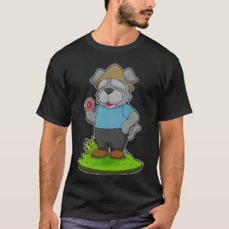 Dog Donut retro girl T-Shirt
