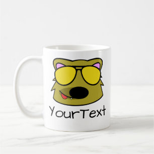 Dog Doodle Face Personalized Coffee Mug