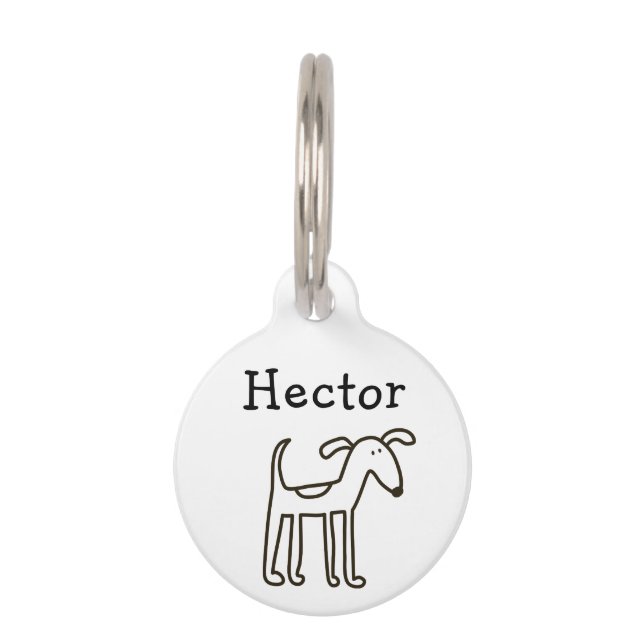 Dog Doodle ID Tag (Front)