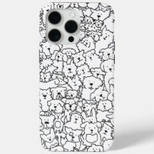 Dog Doodle iPhone Case