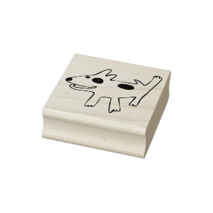 Dog Doodle Rubber Stamp