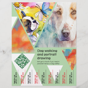Dog drawing Flyers