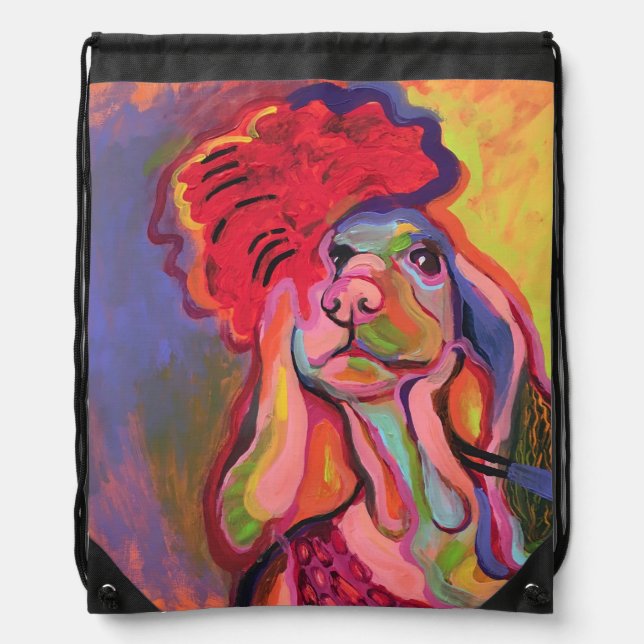 dog drawstring bag (Front)