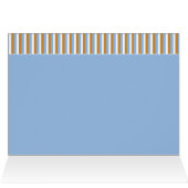 Dog Driving a Shoe striped Card (Inside Horizontal (Top))