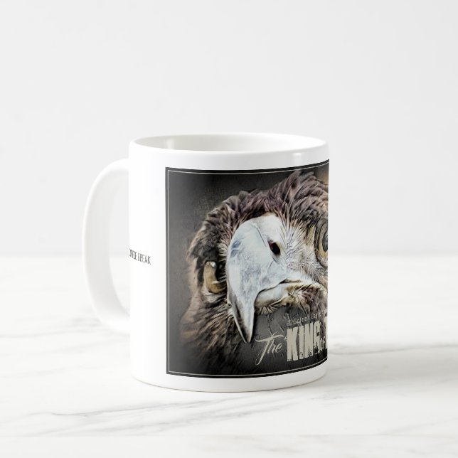 Dog eagle coffee mug (Front Left)
