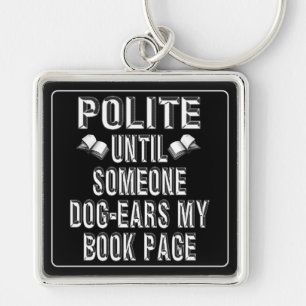Dog Ear Books Humor Keychain