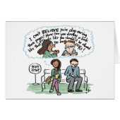 Dog-Eared Page Horror card for book lovers (Front Horizontal)