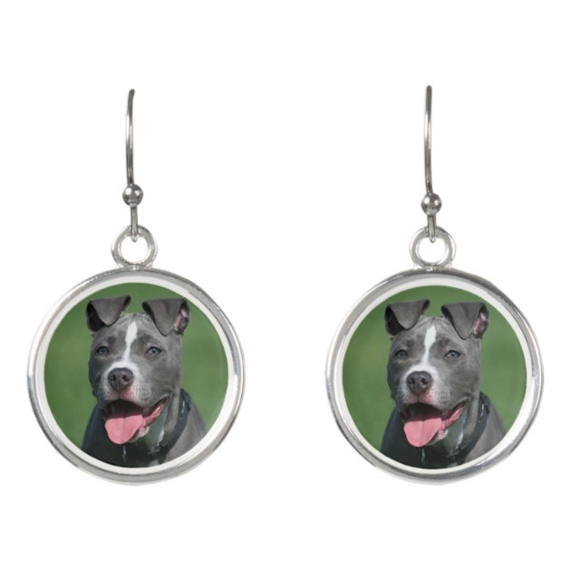 pit bull earrings