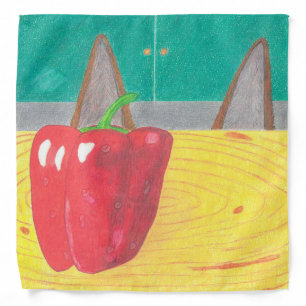 Dog ears and pepper bandana