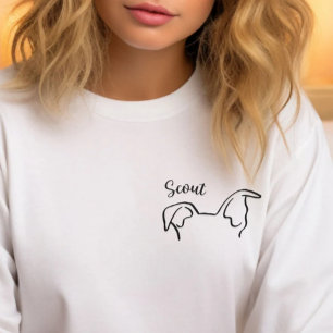 Dog Ears Shirt, Whippet Dad  Sweatshirt