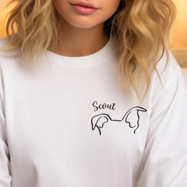 Dog Ears Shirt, Whippet Dad  Sweatshirt (Creator Uploaded)