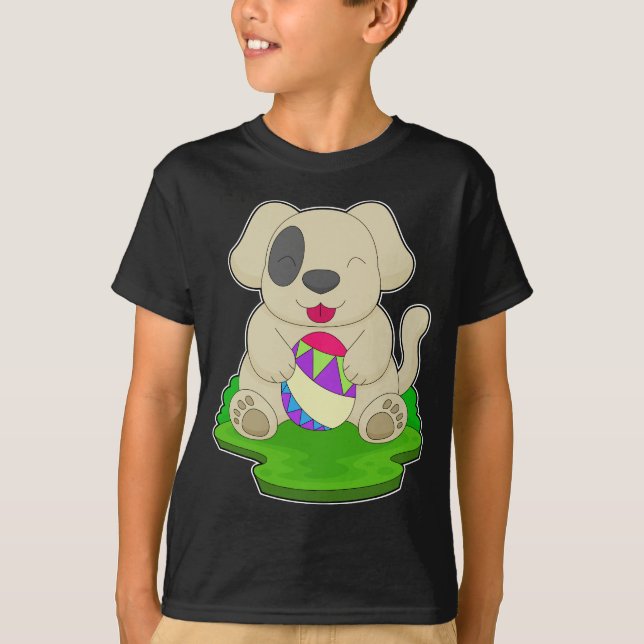 Dog Easter Easter egg T-Shirt (Front)