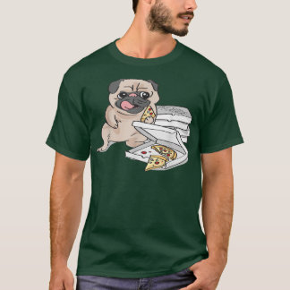 Dog Eating A Pizza T-Shirt