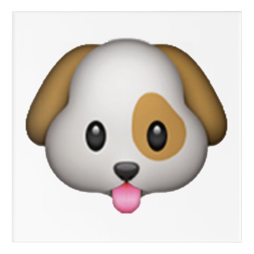 Dog _ Emoji Acrylic Print