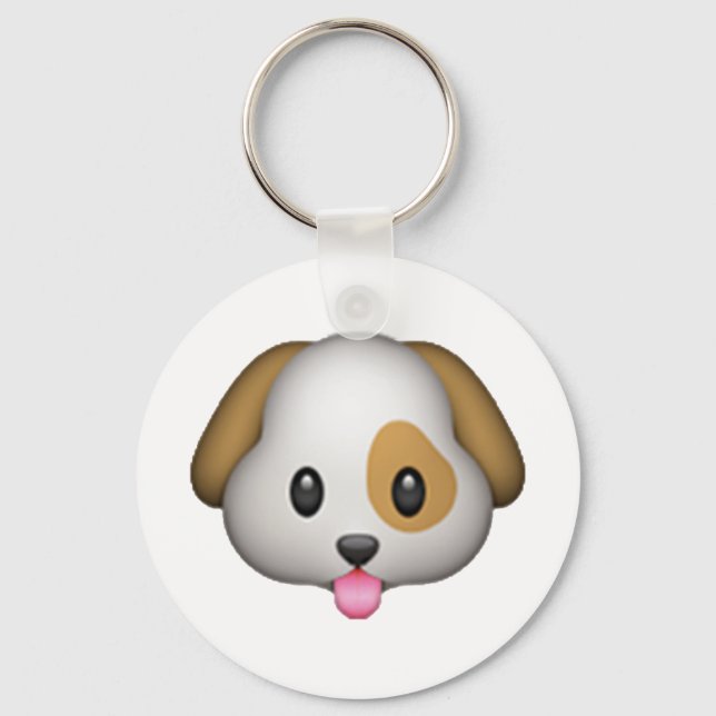 Dog - Emoji Keychain (Front)