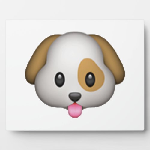 Dog _ Emoji Plaque