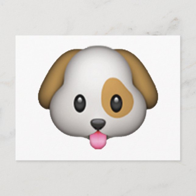 Dog - Emoji Postcard (Front)