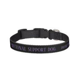 Dog Emotional Support  Alert Collar Custom