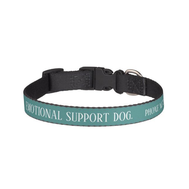 Dog Emotional Support  Alert Collar Custom (Front)