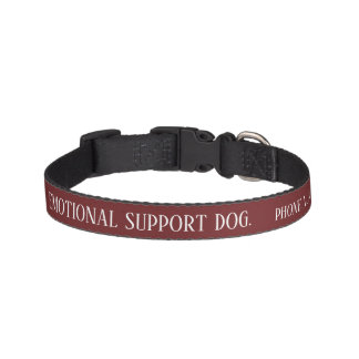 Dog Emotional Support Alert Collar Custom