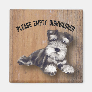 Dog Empty Dishwasher Magnet