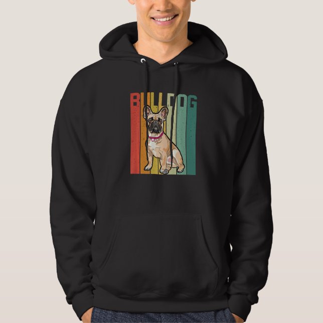 Dog English Bulldogs Pet Dog French Bulldog Hoodie (Front)