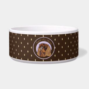 Dog English toy spaniel Bowl