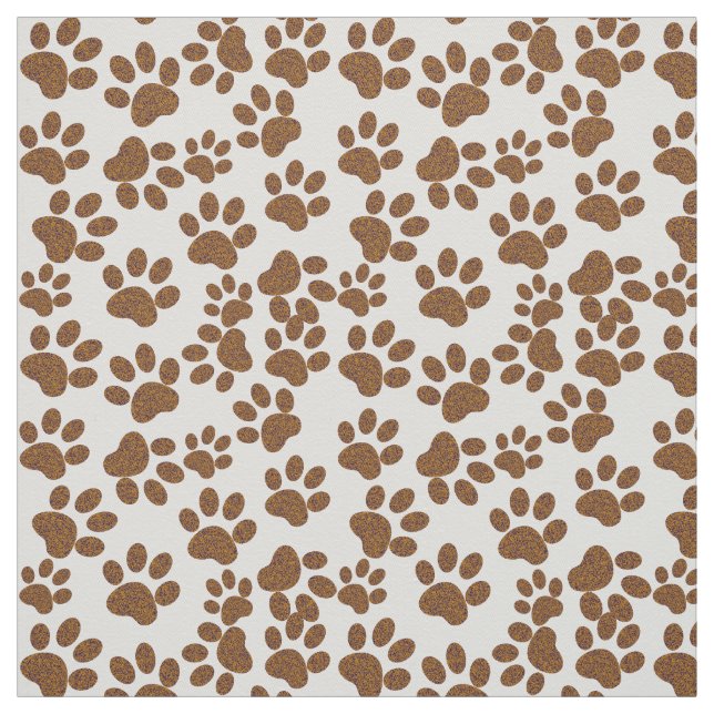 Dog Fabric Paw Prints (Swatch)