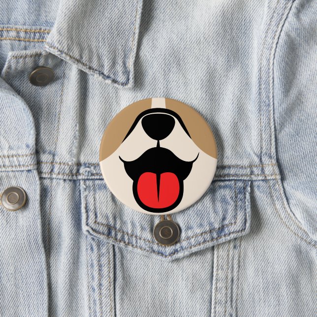 Dog Face Button (In Situ)