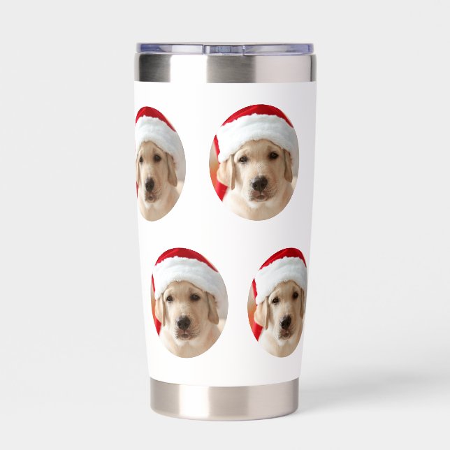 Dog Face - Custom Pattern Coffee Mug Insulated Tumbler (Back)