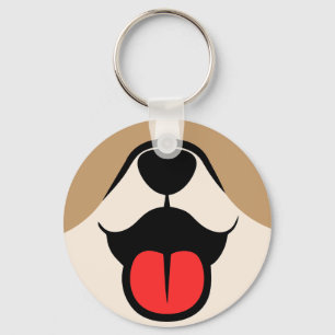 Dog Face Keychain