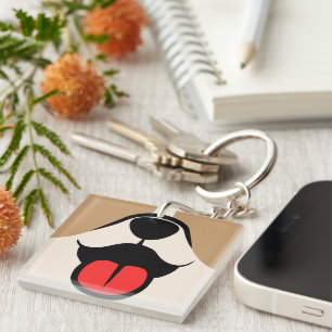 Dog Face Keychain